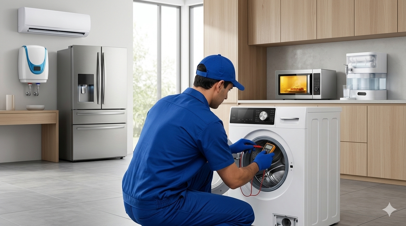 High-resolution home appliance product photography for RR Cooling Point